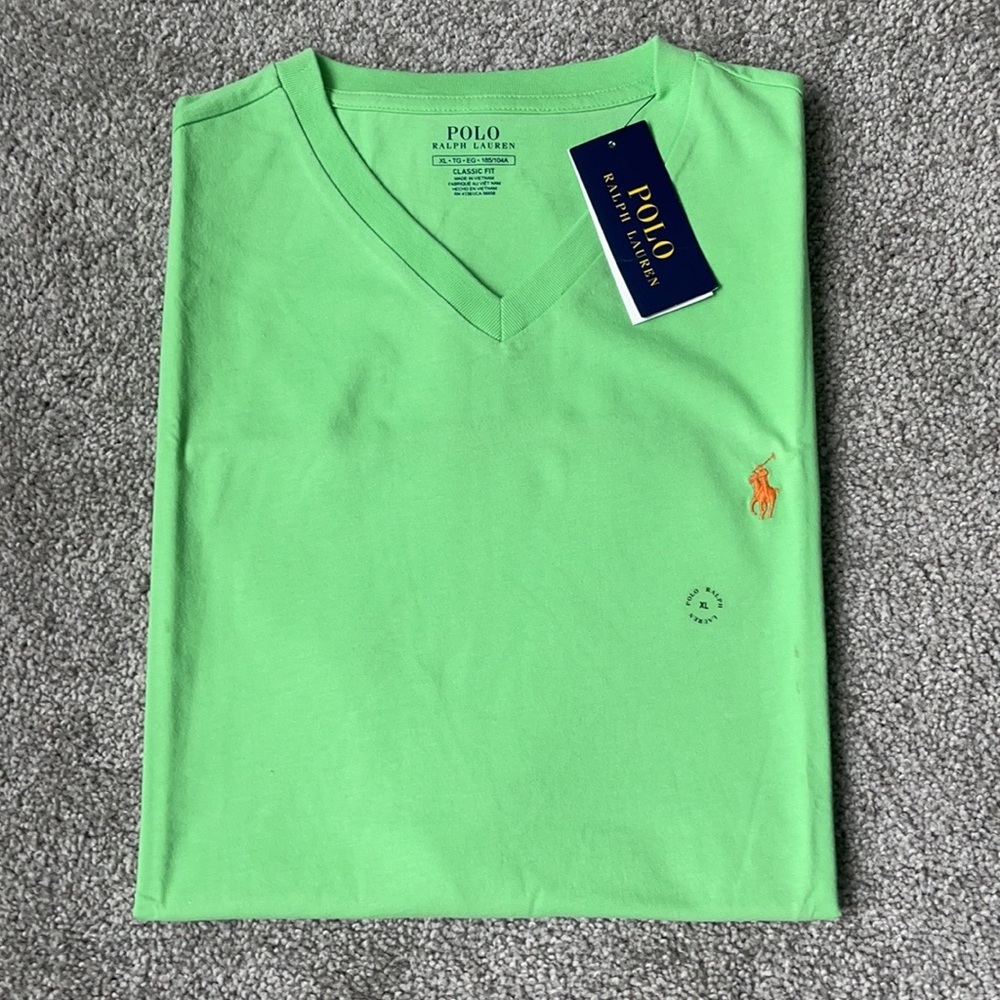 Authentic Polo Ralph Lauren Classic Fit V-Neck Tee
